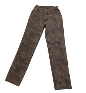 80s Espirit Brown High Waisted Straight Leg Jeans